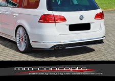 Cup Diffusor Lippe Ansatz Ecken für VW Passat 3C B7 AB Bj. 10 Heck ABS ABE INE