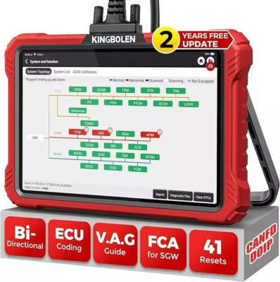 2026 Kingbolen K10 ELITE OBD2 Car Diagnostic Tool All System Scanner Coding TPMS