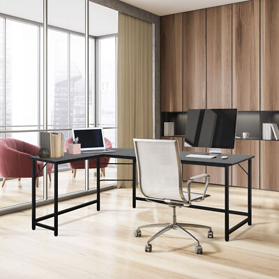 66'' L-Shaped Computer Gaming PC Laptop Table Desk Corner for Office Home