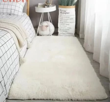 Super Soft Shaggy Rugs Fluffy Carpets For Non-Slip Shag Bedside Rug Many Sizes