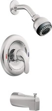 MOEN Adler Single-Handle 1-Spray Tub and Shower Faucet in Chrome with Valve