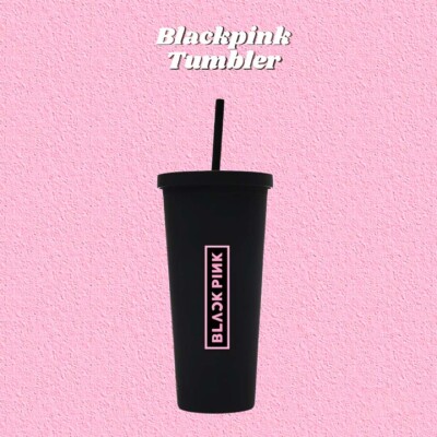 BLACKPINK Tumbler Cup 700ml with Straw – Kpop Water Bottle