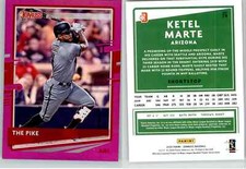 Ketel Marte The Pike 2020 Donruss Purple Holo Variation #78 Diamondbacks