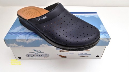 FLY FLOT Art.82028 BU Ciabatta sanitaria da UOMO Sottopiede in cuoio | eBay