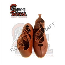 Roman Leather Shoes Leather Ankle Shoes Leather Lace Footwear Pair