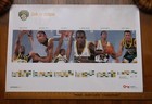 SEATTLE SONICS 2001-02 Season Schedule w/ Holographic & 6 players, 36" x 24"  — photo 9