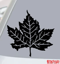 MAPLE LEAF Vinyl Decal Sticker Car Rear Window Bumper TREE FARM SYRUP SYMBOL JDM