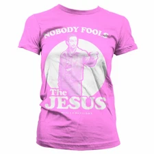 Officially Licensed The Big Lebowski- Nobody Fools The Jesus Women T-Shirt S-XXL