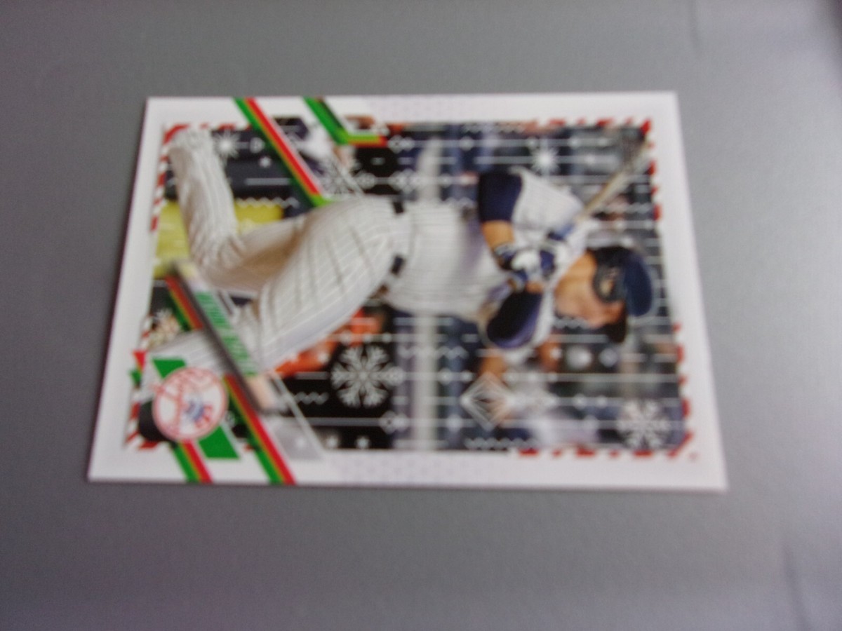 2021 Topps Holiday HW124 Anthony Rizzo New York Yankees Baseball