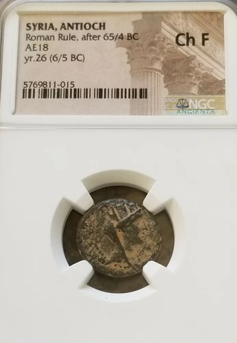 Syria, Antioch Roman Rule AE18 NGC Choice Fine 