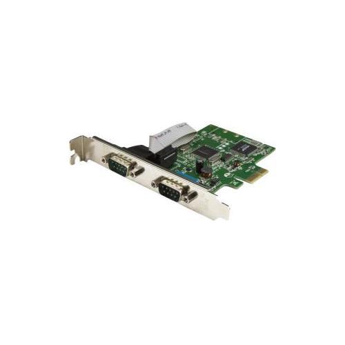 StarTech 2-Port PCI Express Serial Card with 16C1050 UART - RS232 PEX2S1050 - Picture 1 of 1