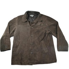 Vintage Cherokee Brown Genuine Leather Heavyweight Jacket Women Size Large