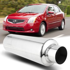 3" ID/OD Exhaust Muffler Resonator Deep Tone 16" Long For Nissan Sentra SV SR SL