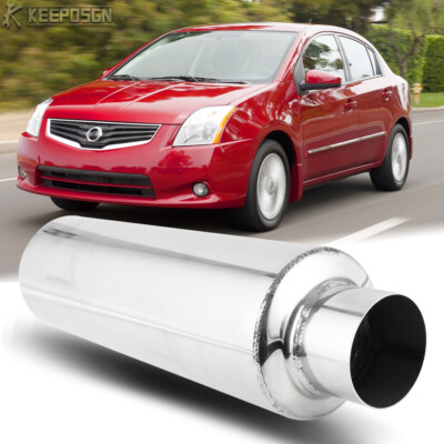 3'' ID/OD Exhaust Muffler Resonator Deep Tone 16'' Long For Nissan Sentra SV SR SL
