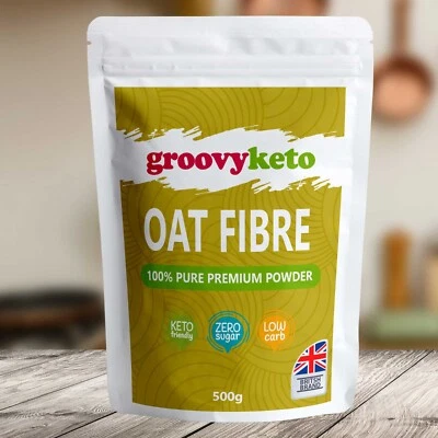 Groovy Keto Oat Fibre Keto (100% Premium Powder) - 500g | Extra Fluffy and Light