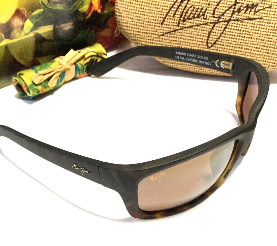 MAUI JIM KANAIO COAST SUNGLASSES Tortoise Ombre w/ Polarized Lenses MJ