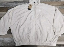 NEW Nike Essential Windrunner Ivory Oversized Fit Woven Jacket Womens Size XL