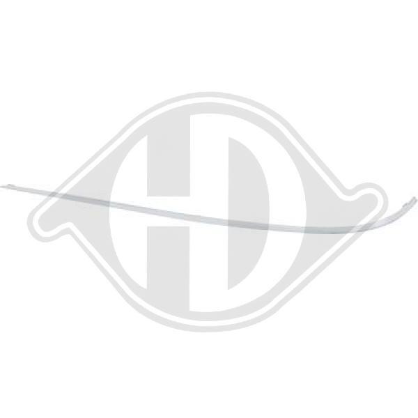 Diederichs Zier-/Schutzleiste StoßFäNger Hinten Links FüR Mercedes E-Klasse-image