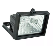 FLOODLIGHT 120w BLACK- Mains Powered Weatherproof REQUIRES R7S BULB NOT INCLUDED
