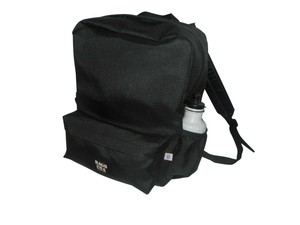 backpack with two side pockets