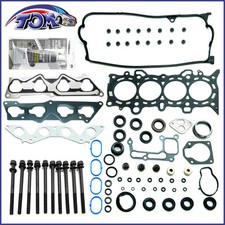 Brand New 01-05 1.7l Honda Civic Dx Lx Vtec D17a1 Head Gasket Set Head Bolts