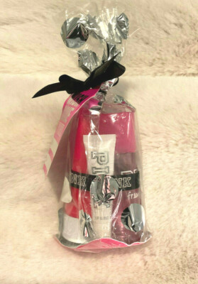 Victoria's Secret PINK Fresh & Clean Body Mist,Body Lotion,Minty Kiss Lip Gloss