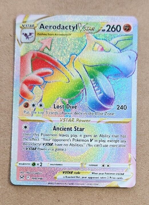 199-196 Aerodactyl V Astro Rara Segreta (IT) - MINT