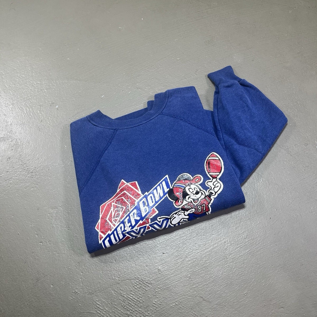 Vintage Champion Mickey Mouse Disney Crewneck Sweatshirt 80s L 