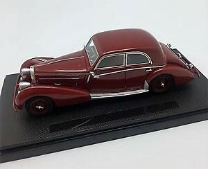 Miniature Bugatti Type 57 Galibier Graber bordeaux à l'échelle 1:43 par Luxcar