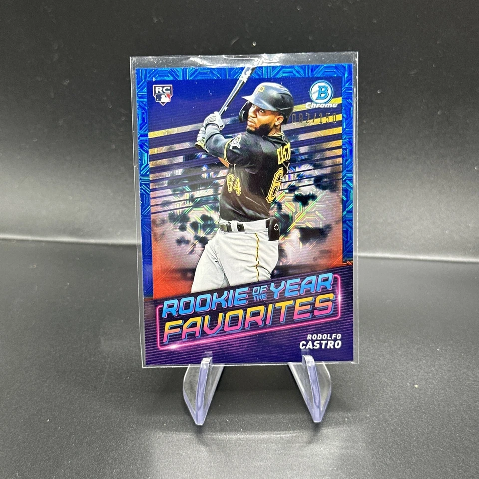 2022 Bowman - Rodolfo Castro Roy-Favorites Blue Mojo Refractor #ROYF-12 /150 - Image 2 of 4