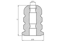 TEDGUM 00392000 Anschlagpuffer, Federung für MAZDA
