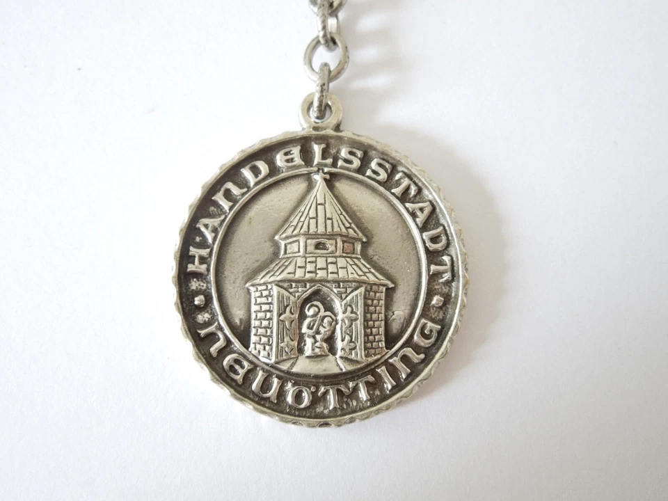 Portachiavi 835 Argento Bas Blachian Handelsstadt Nuova Ötting 13,1 g/7,5 cm - Immagine 3 di 4