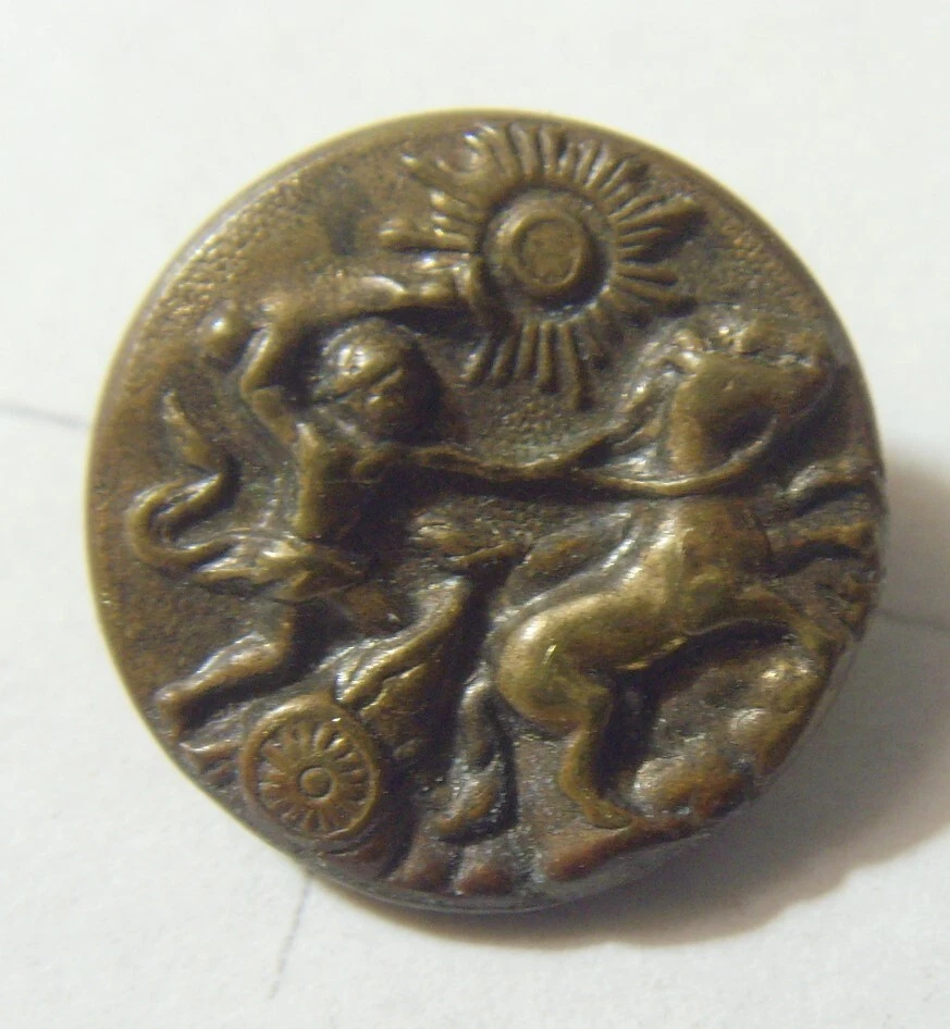 1800s antique museum grade collector assorted metal buttons lot 54060 - Image 4 of 4