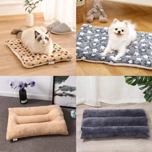 Pet Lit de chien de chat Coussin chaud Puppy doux Coussine lavable pour grand animal de compagnie