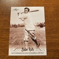 2016 Leaf Trading Baseball Card Babe Ruth: Ruth Connecting his Love #38 A18