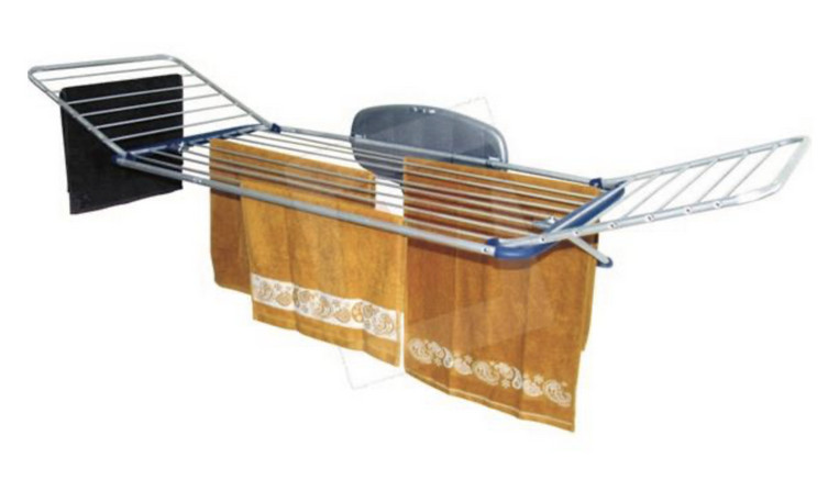 Stendino Parete Nettuno 20mt Alluminio Anodizzato - Resistenza Top