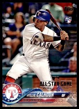 2018 Topps - Willie Calhoun #245 (RC) Rangers All Star Game Stamp SP
