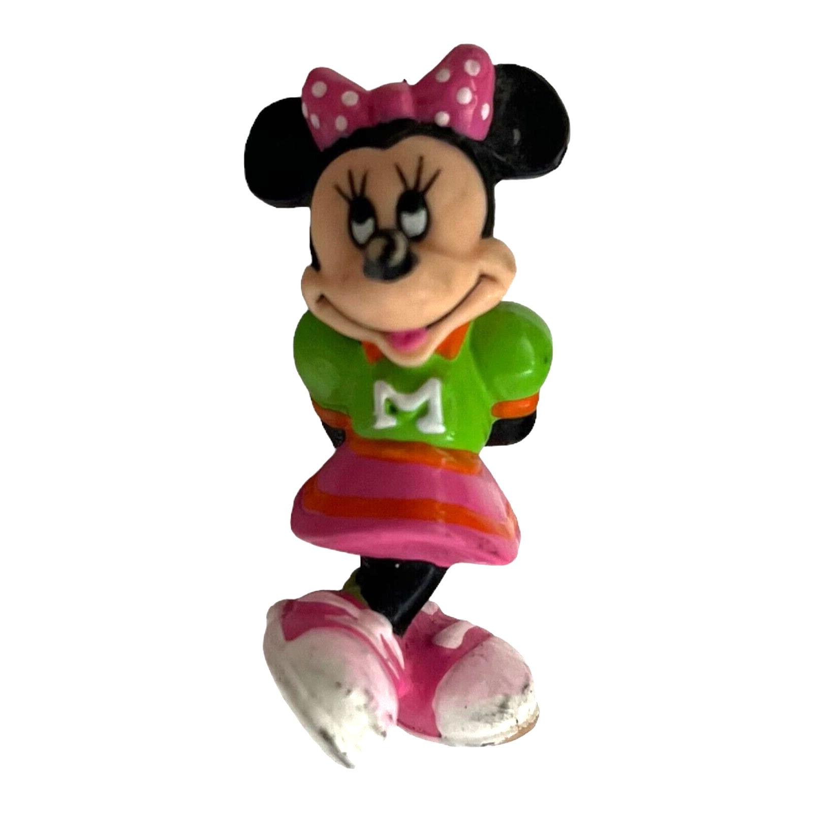 Minnie Mouse Cheerleader 2.5 Inch Vintage Vinyl Figure