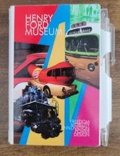 Vtg Henry Ford Museum Of American Innovation Souvenir Stationary Mini Journal