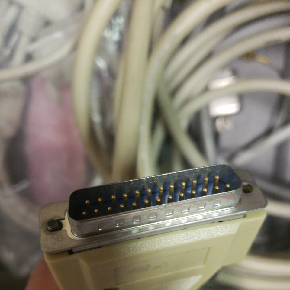 6x assorted size IEEE-1284 - DB25 Male to C36 Male Parallel Printer Serial Cable - Image 4 of 4