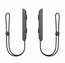 New Genuine Black Nintendo Switch Joy Con Wrist Straps, 2 Straps HAC-014