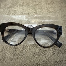 New Fendi FF0273 Peekaboo Eyeglasses Tortoise Authentic 53mm 53-17-140
