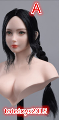1:6 Mature Ghost Women Lady Head Sculpt Model For 12'' Female Action Figure Body