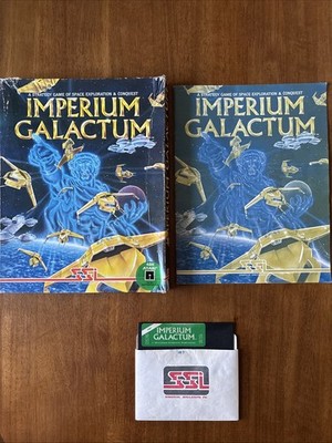Imperium Galactum Atari 400/800 48k Disk SSI Game w/ Box + Manual Tested- RARE
