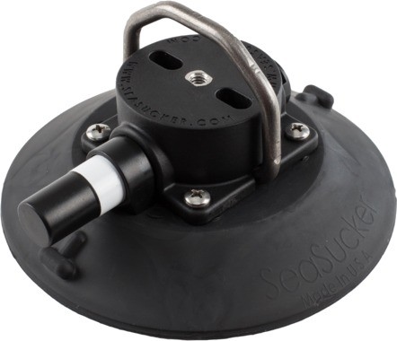 152 mm SEASUCKER Vacuum Mount with STAINLESS D HANDLE - Heavy-Duty TIE-OFF point - Foto 4 di 4