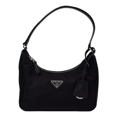 PRADA SHW Re-Edition 2005 Mini Bag Shoulder Bag Nylon Black