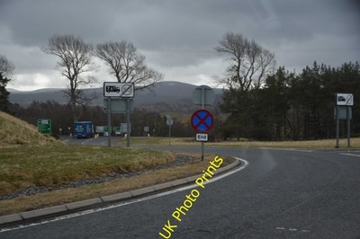 Foto A2 Highland: Die A86 Kingussie auf dem Weg von der A9 und auf dem Weg c2016