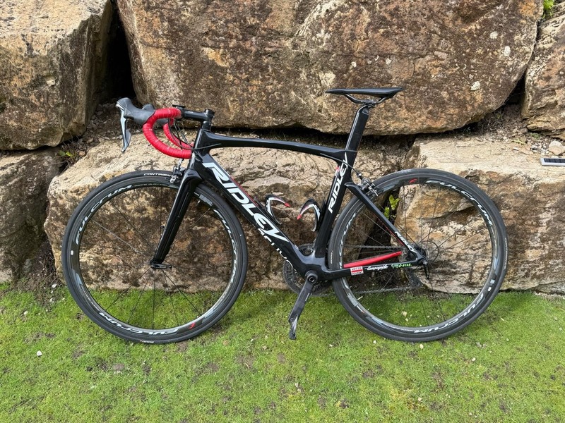 Ridley Noah SLLotto Soudal team bikeFulcrum Quattro carbon wheels