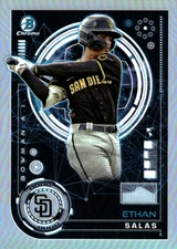 2024 Bowman Chrome BOWMAN AI #BAI14 Ethan Salas San Diego Padres