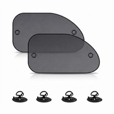 Pouzorc 2PCS Car Side Window Sun Shade, Breathable Mesh Passenger Window Cove...